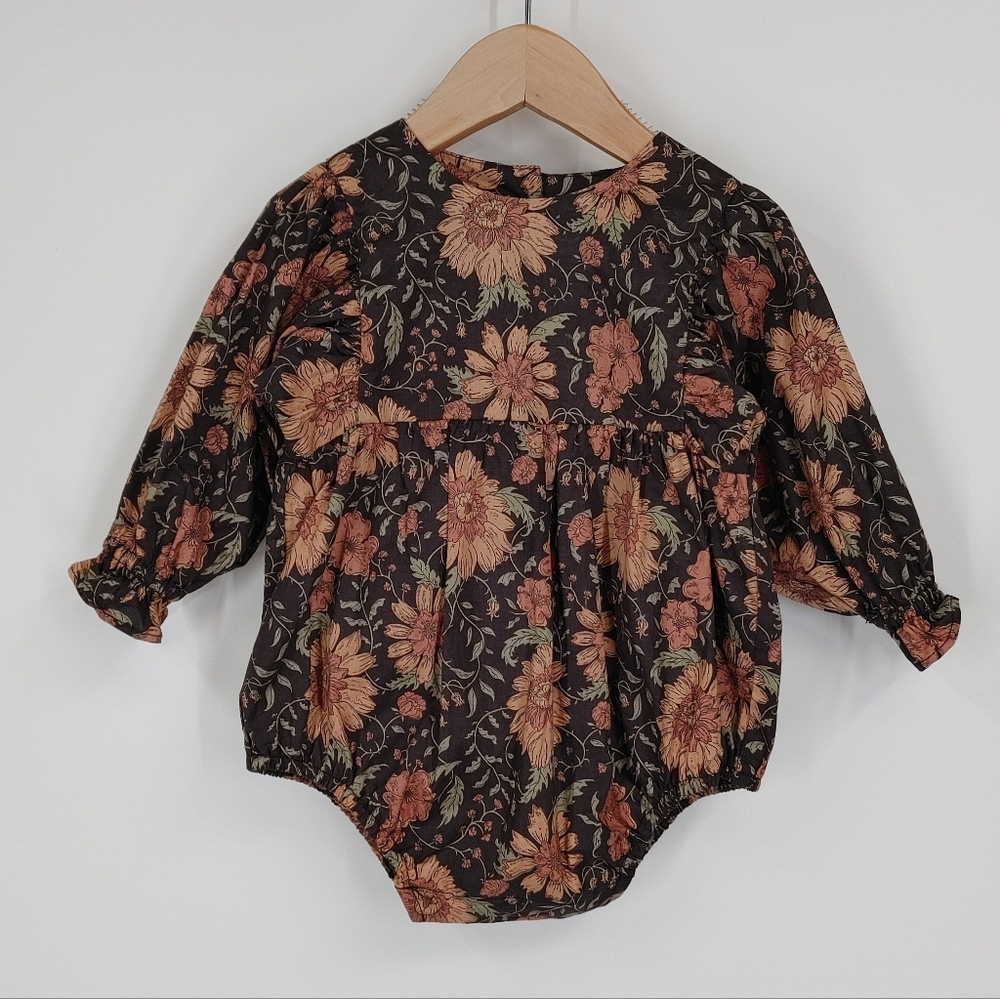 Noralee Luna Floral Print Romper